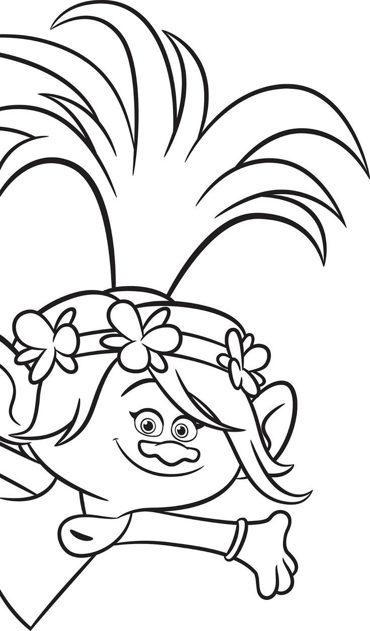 Trolls Movie Coloring Pages Free, Birthdays And Craft 736x1255 Trolls Movie Coloring Pages Free, Birthdays And Craft