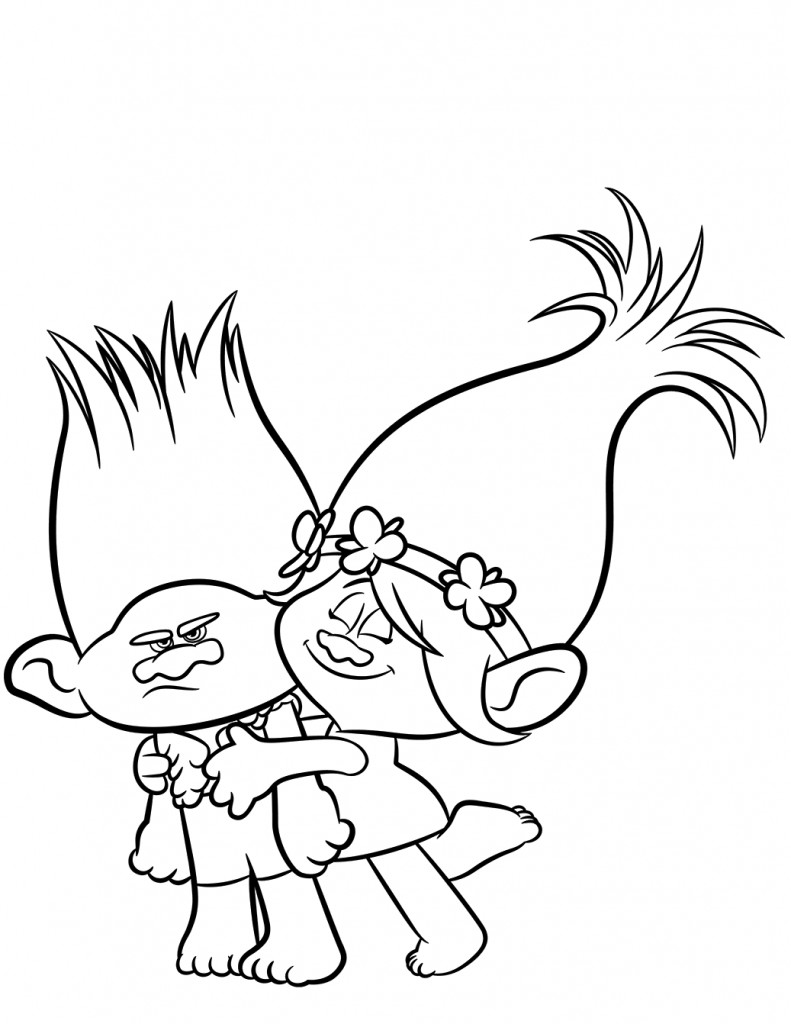 30 Printable Trolls Movie Coloring Pages Incredible Poppy Page 791x1024 30 Printable Trolls Movie Coloring Pages Incredible Poppy Page