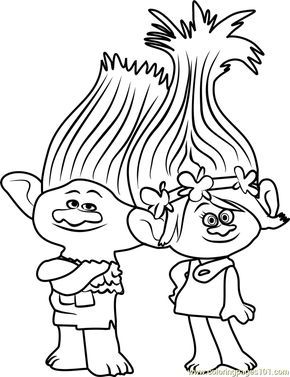 290x377 Branch From Trolls Coloring Page.png
