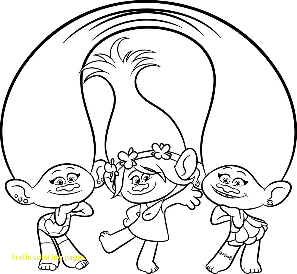 1000x923 Trolls Coloring Pages With Trolls Movie Coloring Pages Best