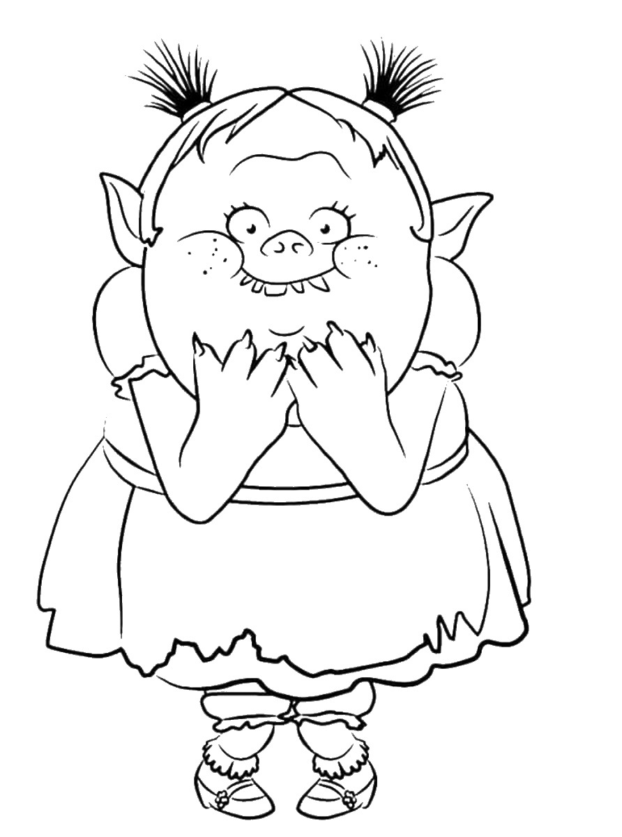 Trolls Holiday Movie Coloring Pages 892x1200 Trolls Holiday Movie Coloring Pages
