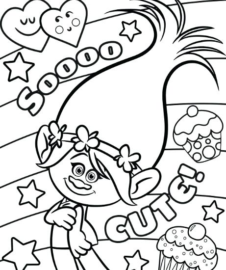 Trolls Coloring Pages Guy Diamond 461x550 Trolls Coloring Pages Guy Diamond