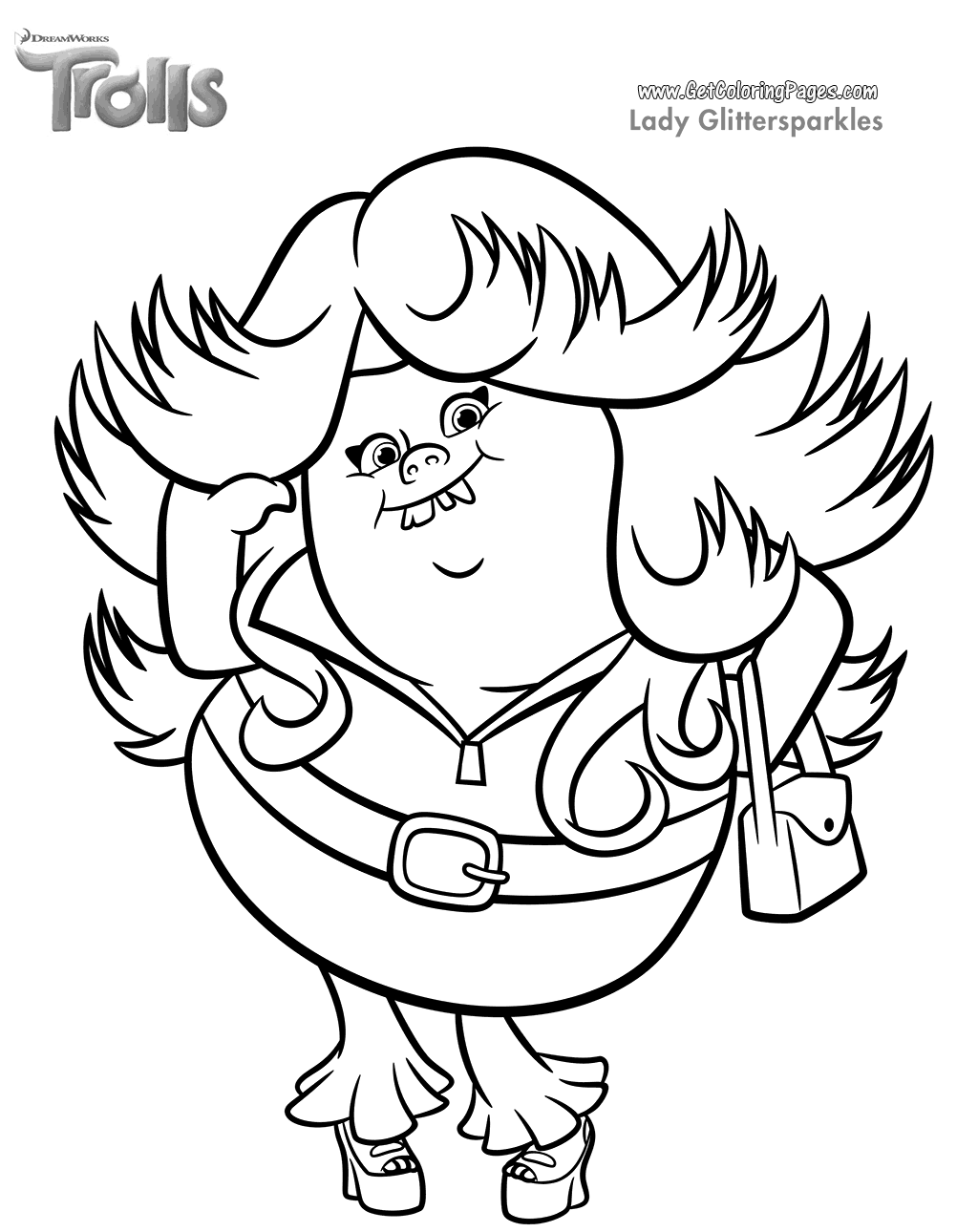 Dreamworks Trolls Movie Coloring Page 1024x1290 Dreamworks Trolls Movie Coloring Page