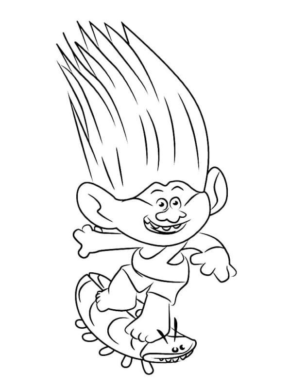 Kids N 26 Coloring Pages Of Trolls 595x800 Kids N 26 Coloring Pages Of Trolls