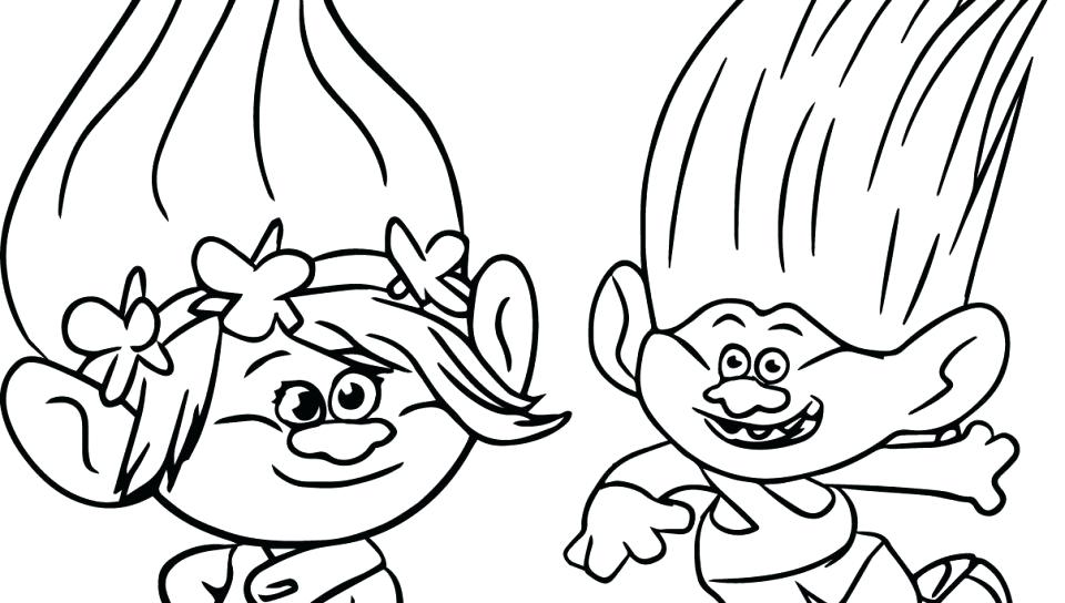 Trolls Movie Free Coloring Pages at GetColorings.com | Free printable ...
