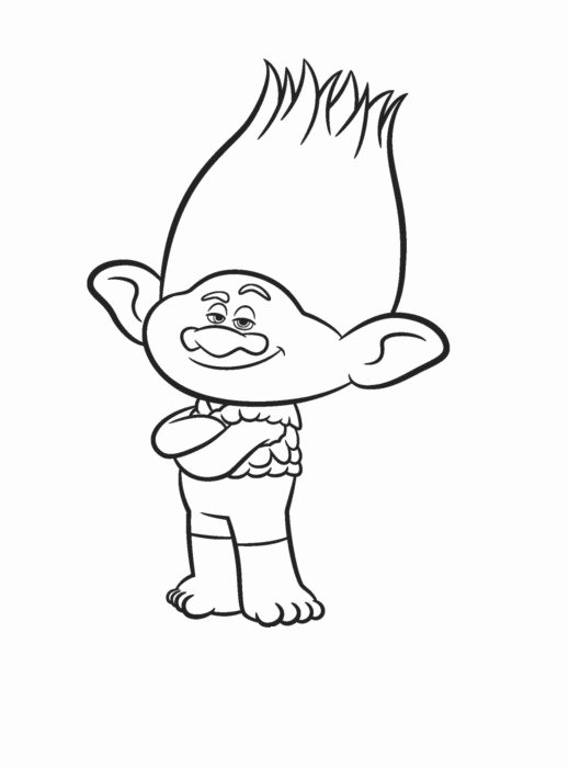 Trolls Movie Free Coloring Pages at GetColorings.com | Free printable ...