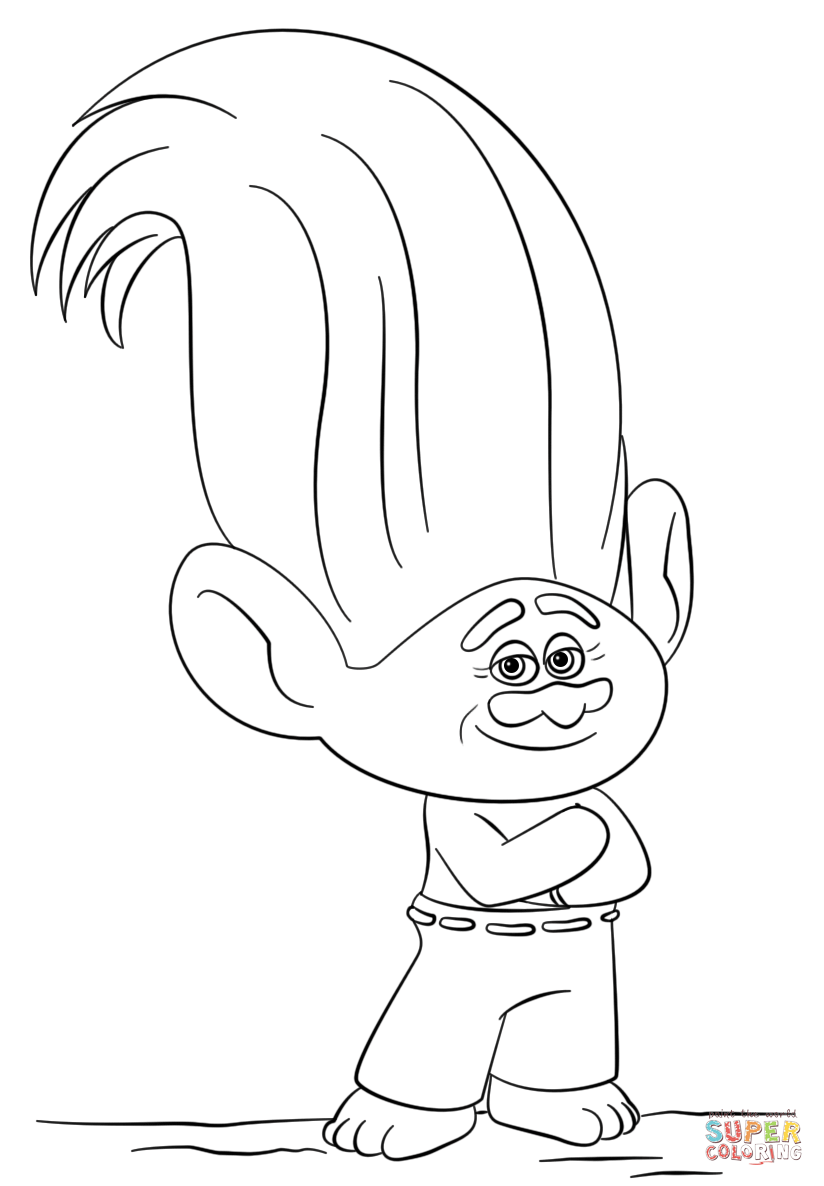 Approved Trolls Smidge Coloring Page Creek From Movie Free 824x1186 Approved Trolls Smidge Coloring Page Creek From Movie Free