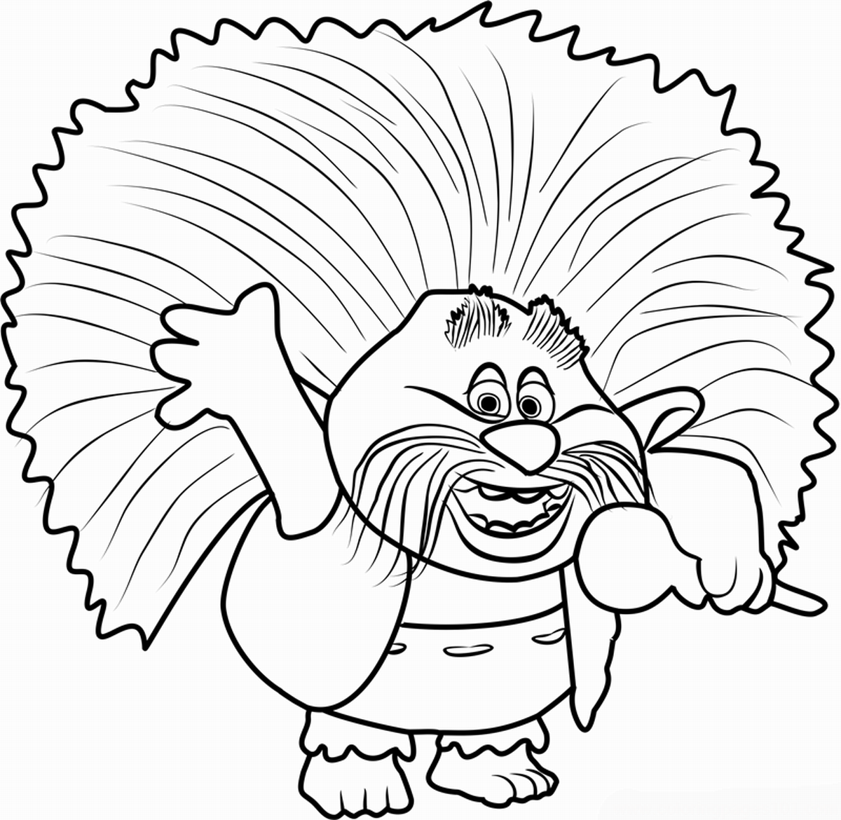 Trolls Holiday Movie Coloring Pages 1200x1170 Trolls Holiday Movie Coloring Pages
