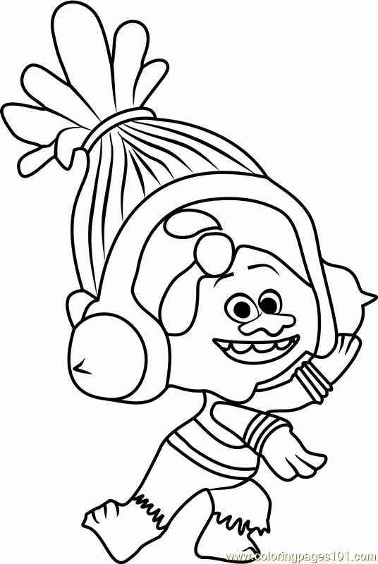 536x800 Trolls Movie Coloring Pages Images Dj Suki From Trolls Coloring