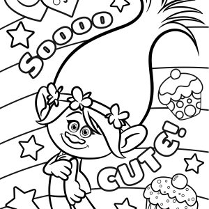 300x300 Coloring Pages Trolls New Print Trolls Movie Color Troll Coloring