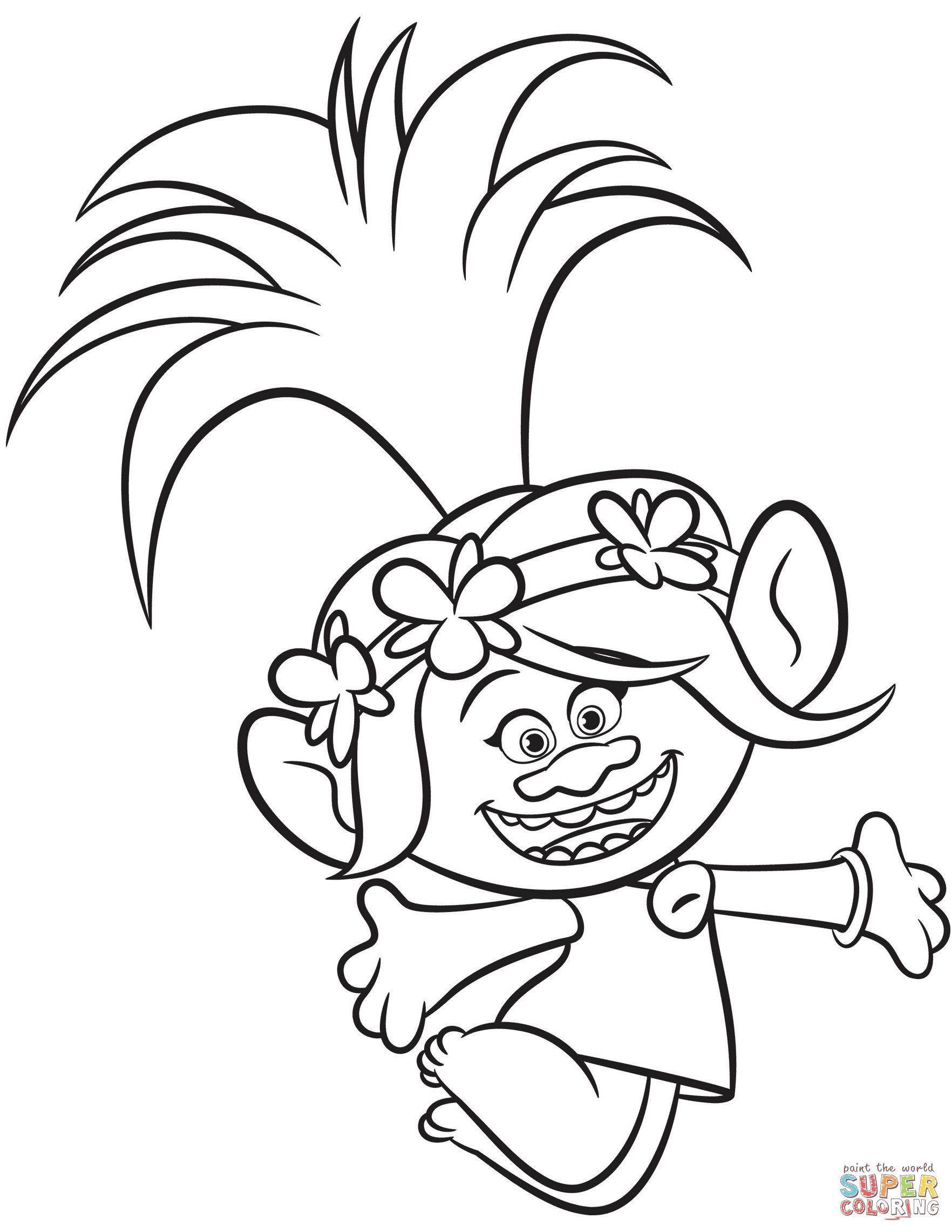 Poppy From Trolls 2 Coloring Page 16 Trollz Pages 1764x2283 Poppy From Trolls 2 Coloring Page 16 Trollz Pages