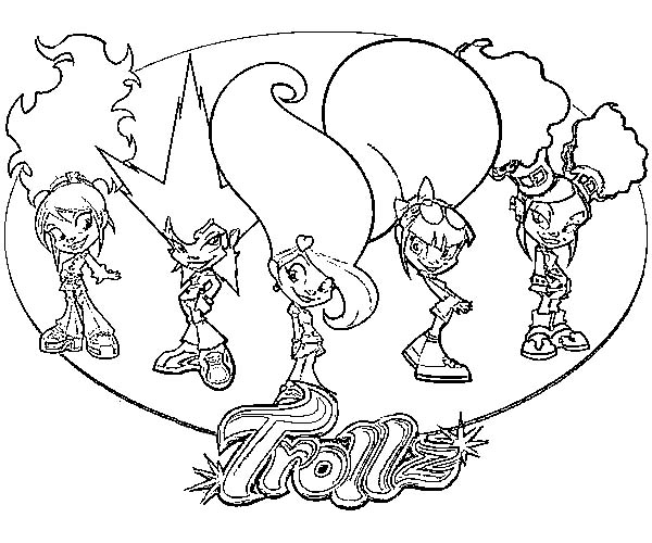 Trollz Characters Coloring Pages Best Place To Color 600x500 Trollz Characters Coloring Pages Best Place To Color