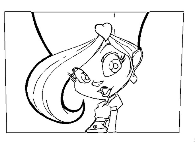 Coloring Page Trollz 4 650x473 Coloring Page Trollz 4