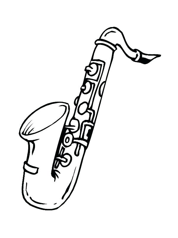 600x800 Trombone Coloring Page Trombone Coloring Spectacular Trombone