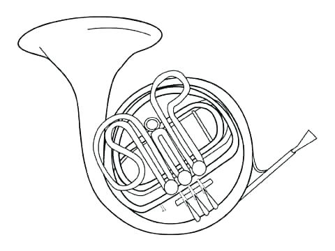 Trombone Coloring Page at GetColorings.com | Free printable colorings ...
