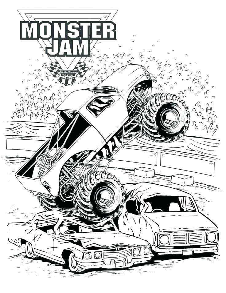 Free Monster Truck Coloring Pages Free Monster Truck Coloring 736x952 Free Monster Truck Coloring Pages Free Monster Truck Coloring