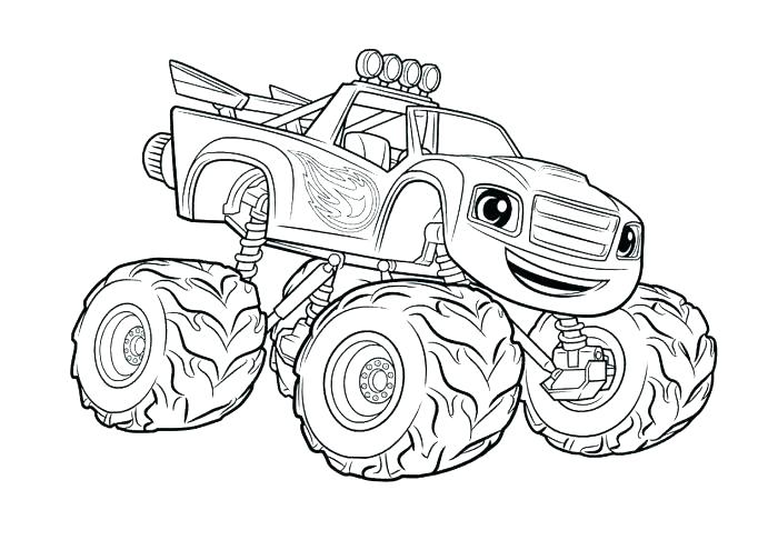 Printable Truck Coloring Pages Stunning Design Monster Truck 700x495 Printable Truck Coloring Pages Stunning Design Monster Truck