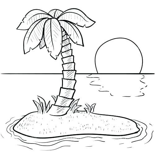 Beach Coloring Pages Palm Tree Beach Coloring Pages Best Images 500x500 Beach Coloring Pages Palm Tree Beach Coloring Pages Best Images