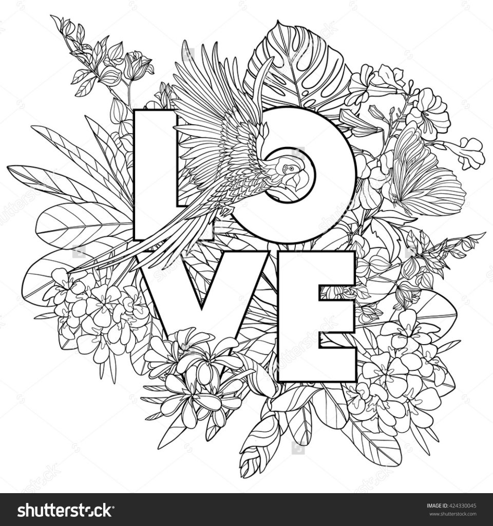 Tropical Coloring Pages 960x1024 Tropical Coloring Pages