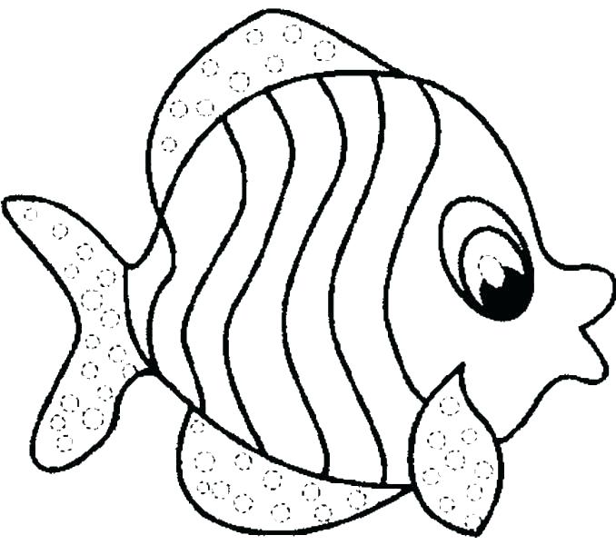 678x600 Ocean Fish Coloring Pages Tropical Fish Coloring Pages Rainbow