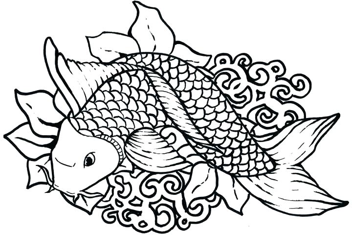 720x480 Fish Color Page Realistic Fish Coloring Pages Tropical Fish