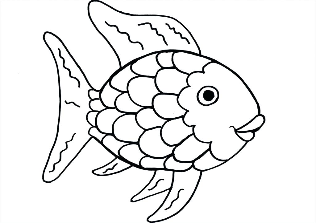 1024x724 Fishes Coloring Pages Fish Coloring Pages For Kindergarten