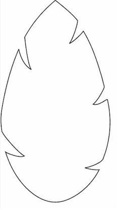 236x415 Palm Leaf Pattern. Use The Printable Outline For Crafts, Creating