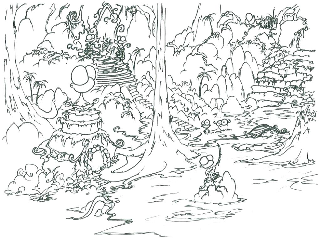 1024x767 Rainforest Coloring Pages Coloring Pages With Ideas Coloring Page