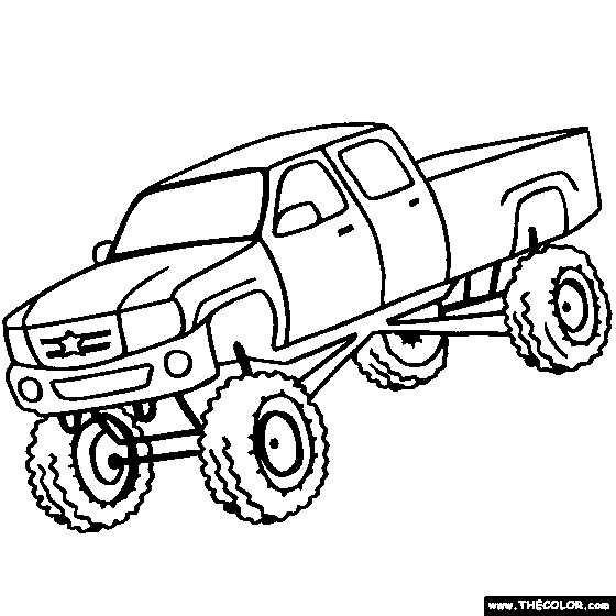 Truck Coloring Pages For Adults at GetColorings.com | Free printable ...