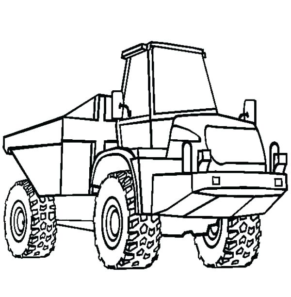 600x612 Dump Truck Coloring Page Preschool Truck Coloring Pages Printable