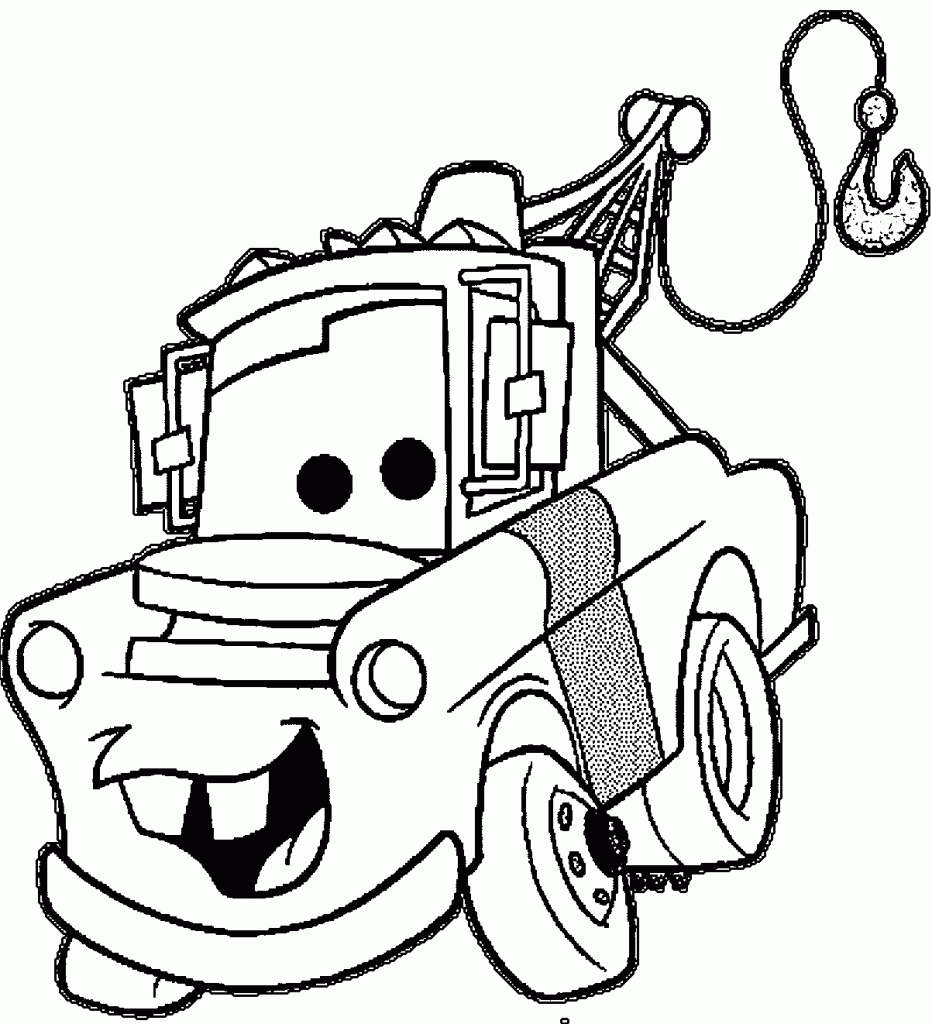 932x1024 Awesome Coloring Pages Disney Mater Gallery Printable Coloring Sheet