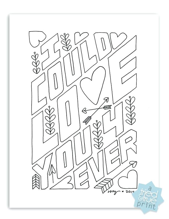 680x880 Coloring Pages Love Birds You Forever Free Page Tried True 7