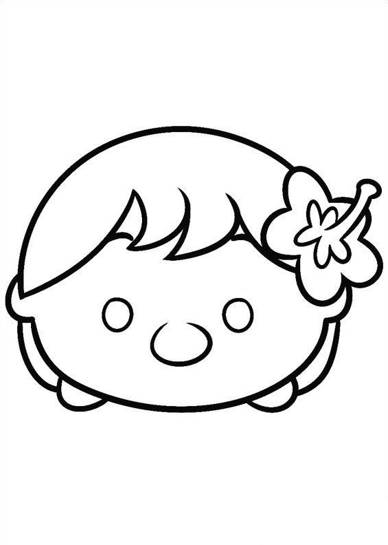 Tsum Tsum Coloring Pages