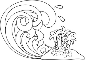 300x213 Tsunami Clipart Image