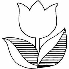 236x236 Tulip Template Printable Coloring Pages For Kids Craft Time