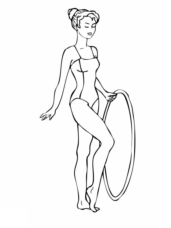 600x800 Gymnastic Coloring Pages
