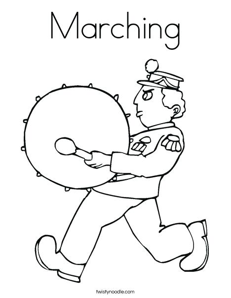 468x605 Marching Band Instruments Coloring Pages Medium Size Of Fresh Beat