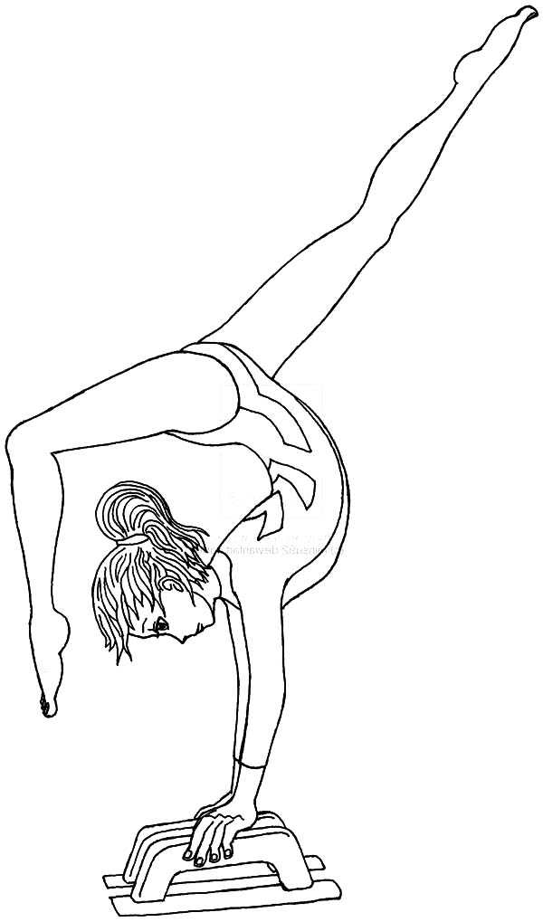 600x1019 27 Gymnastics Coloring Pages Compilation Free Coloring Pages