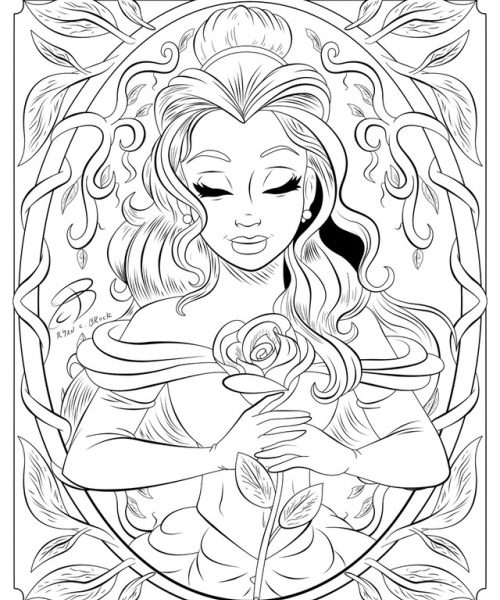 500x600 Tumblr Coloring Pages Page Freescoregov Com Disney Book Printable