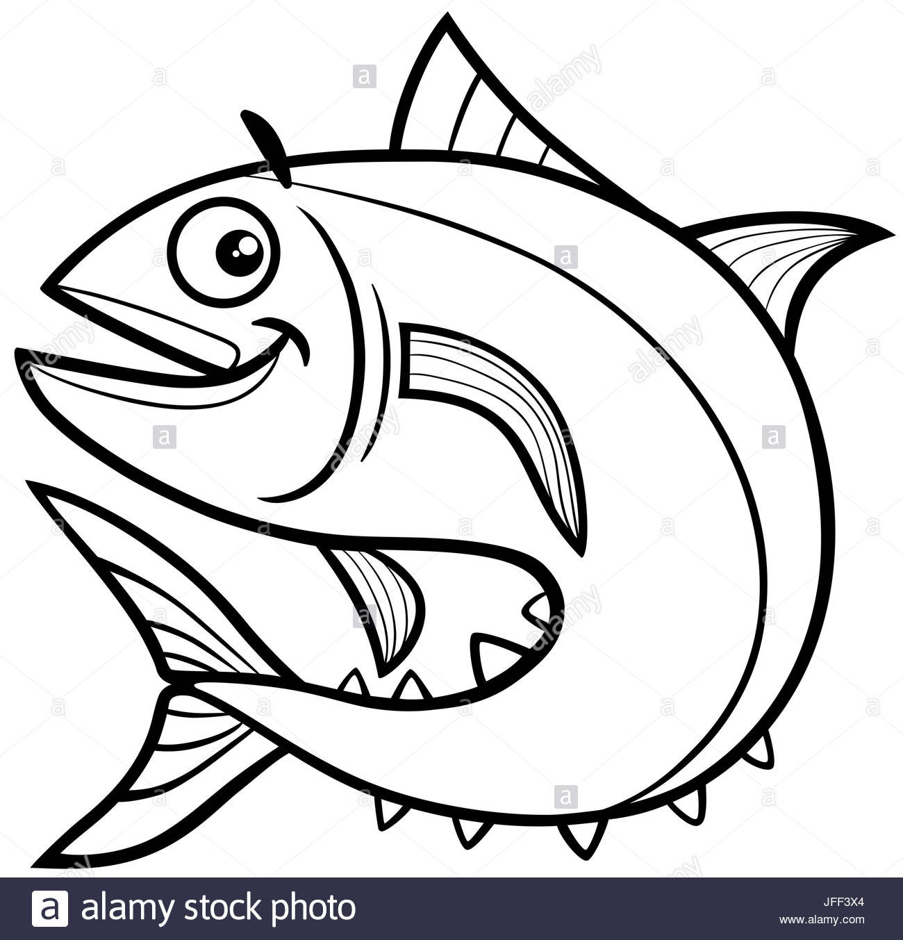1300x1353 Yellowfin Tuna Coloring Page 11 Fish Pages
