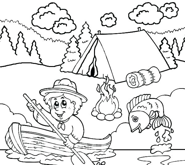 600x537 Tuna Fish Coloring Page Picture Of A To Colour Color Animal Tuna