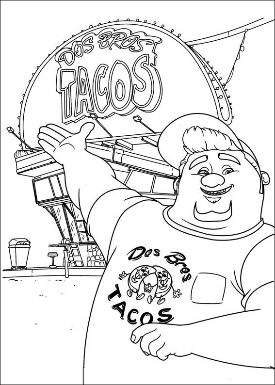Turbo Coloring Pages