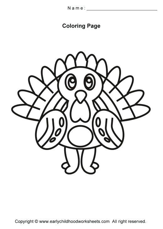 Turkey Bird Coloring Pages 520x730 Turkey Bird Coloring Pages