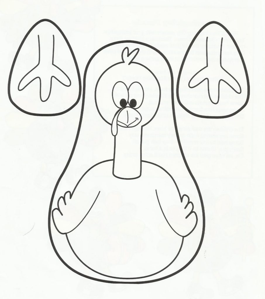 906x1024 Turkey Body Template Get Bubbles