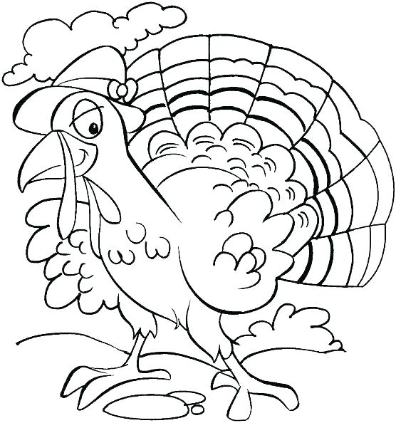 556x594 Kids Thanksgiving Coloring Pages Happy Thanksgiving Turkey