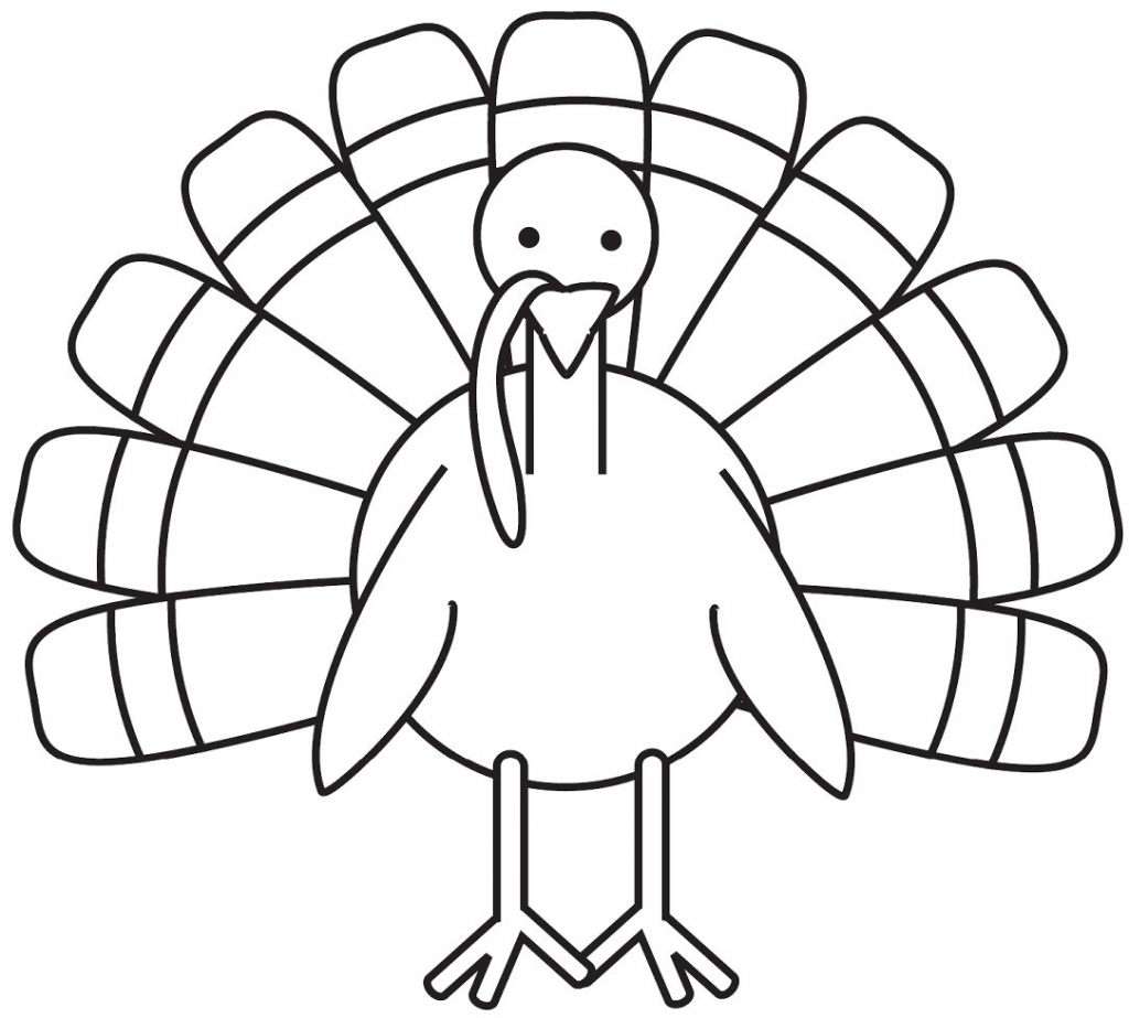 1024x923 Top Turkey Bird Coloring Pages For Preschooler