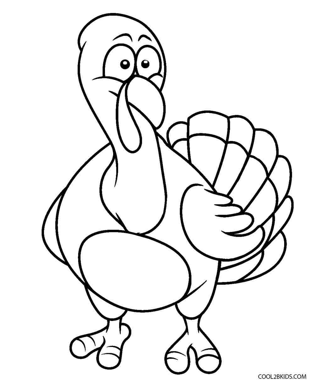 Turkey Coloring Pages For Kids at GetColorings.com | Free printable ...