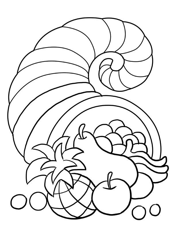 Turkey Coloring Pages For Kindergarten