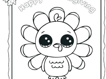 440x330 Turkey Coloring Pages Turkey Coloring Pages For Preschoolers Cute