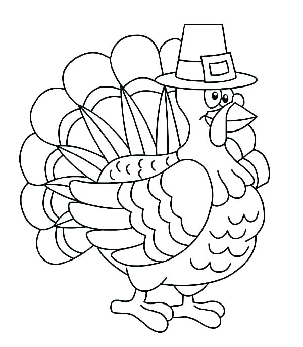 Turkey Coloring Pages For Preschoolers at GetColorings.com | Free ...